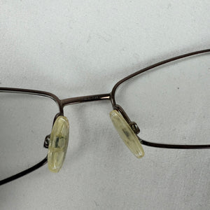 Burgundy & silver logo office glasses (with prescription)