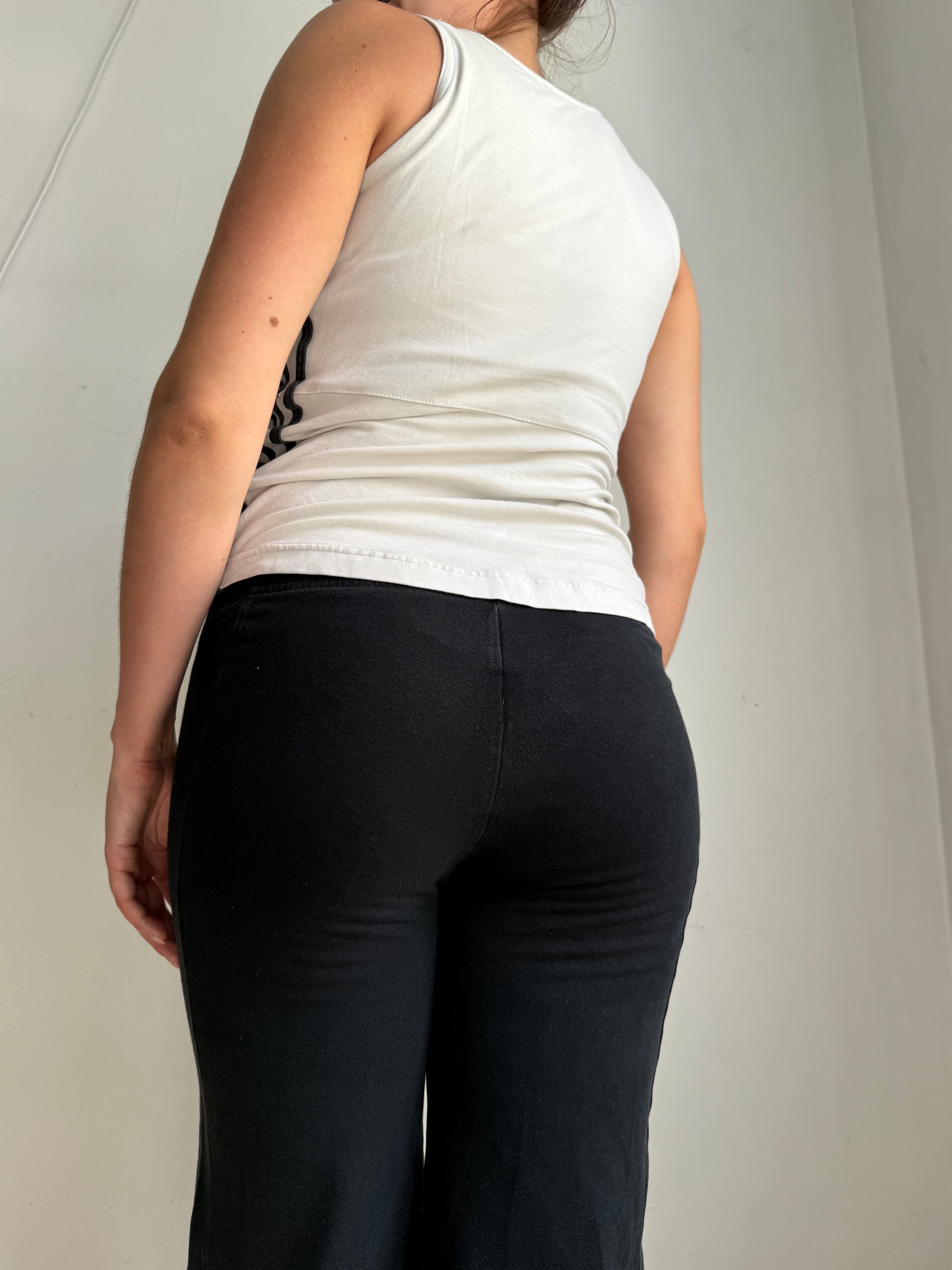 Built in bra cotton activewear tank top (S/M)