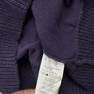 Purple turtleneck jumper (M)