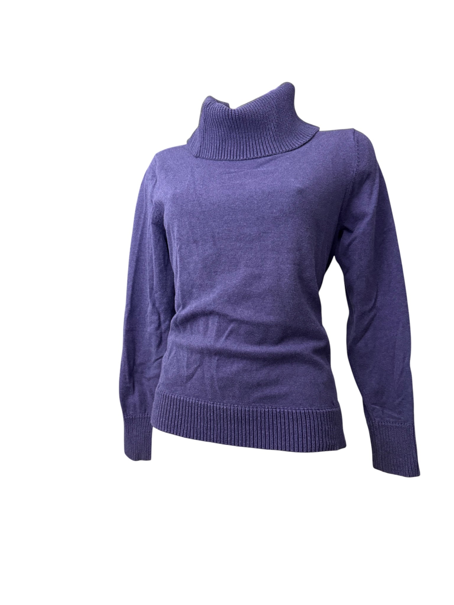 Purple turtleneck jumper (M)