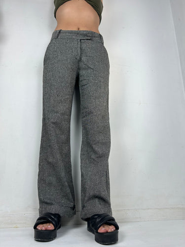 Grey flare office pants (S/M)