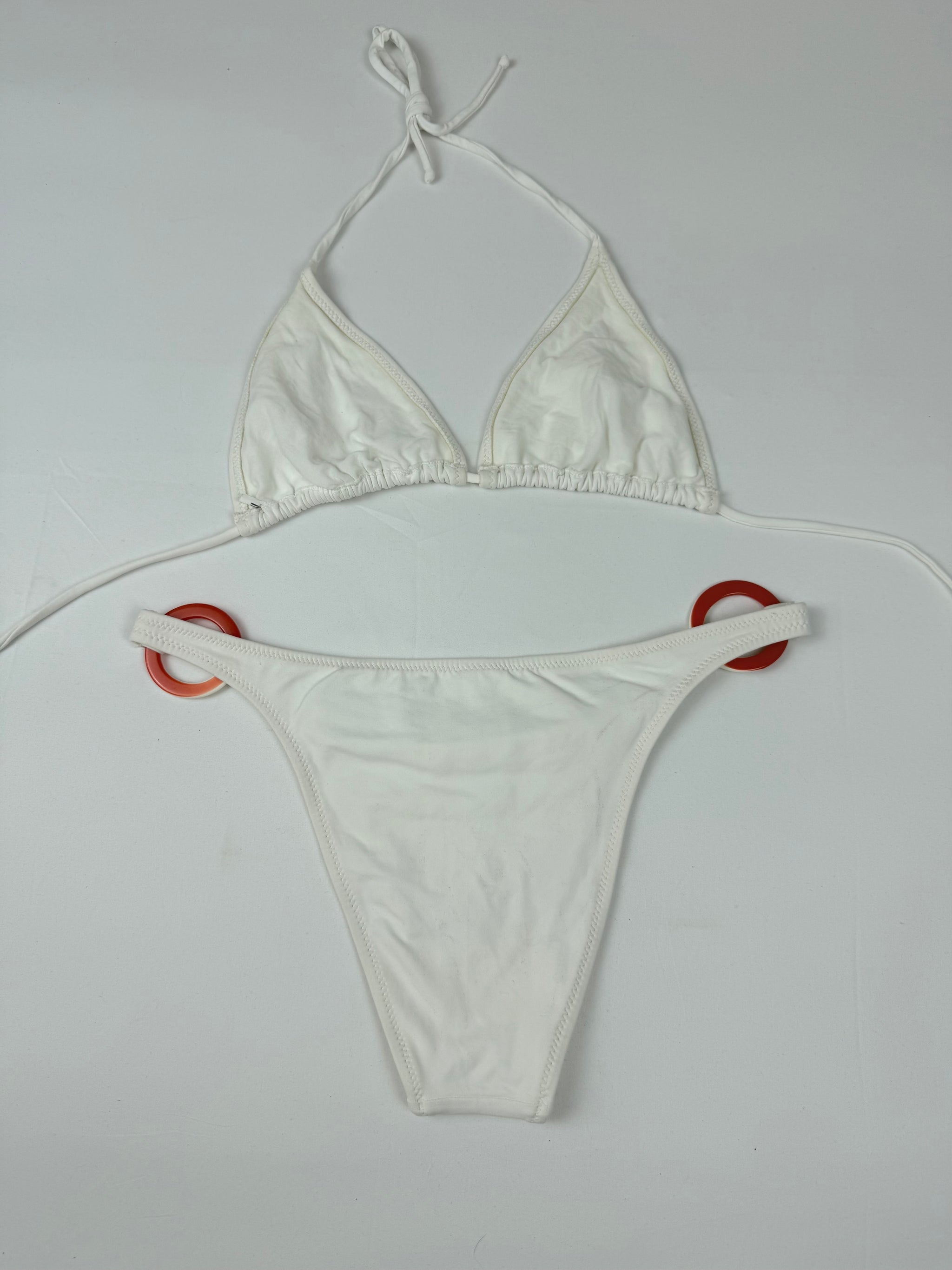 White low rise bikini set (XL)