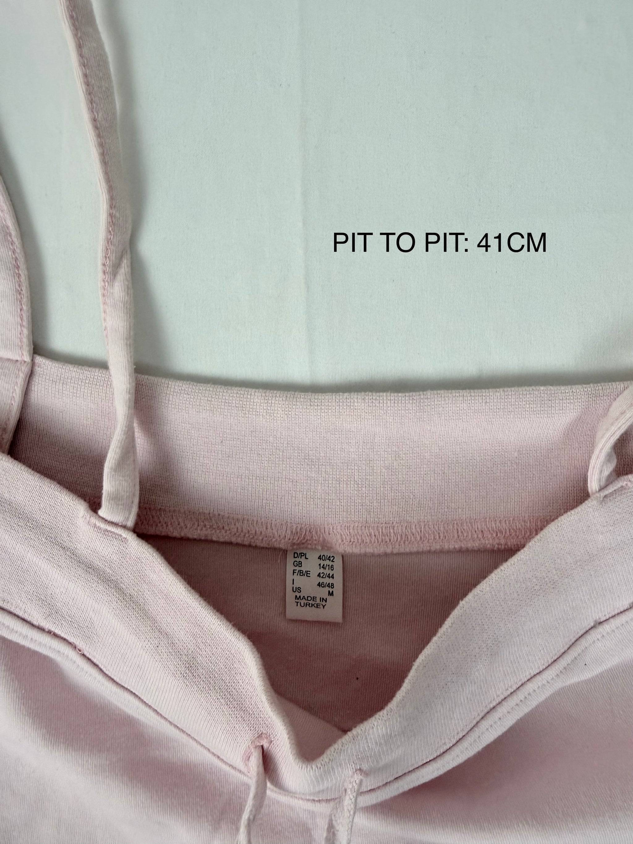 Baby pink cotton cami top (XL)