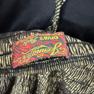 Gold striped halter top (S)