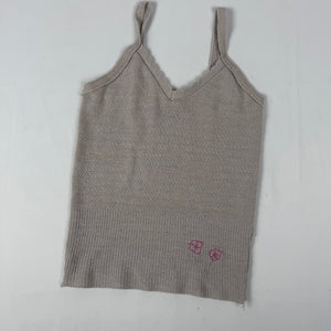 Beige knitted cami top (XS)
