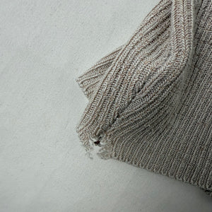 Beige knitted cami top (XS)