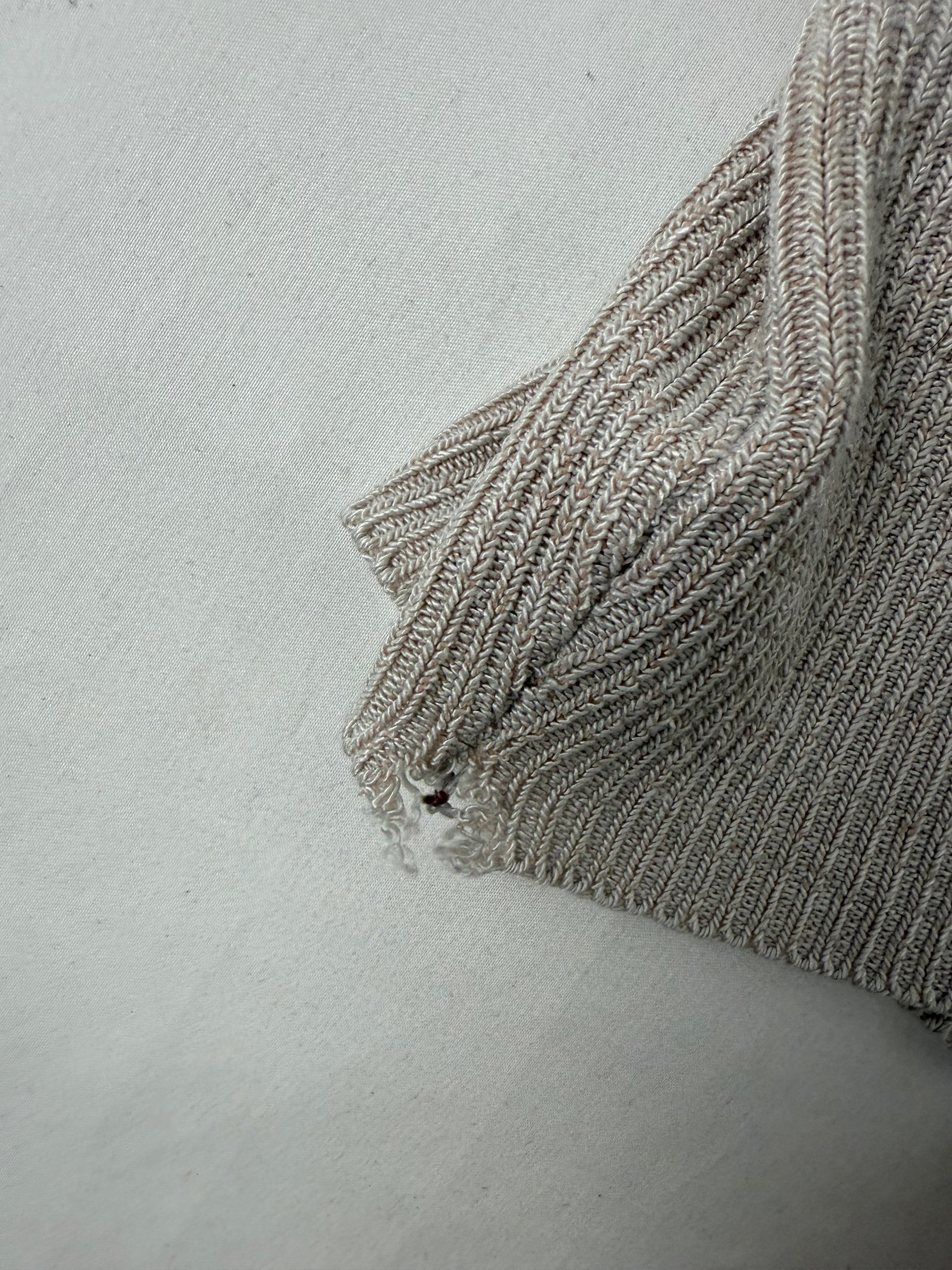 Beige knitted cami top (XS)