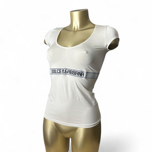 Lycra logo stretchy tee