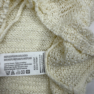 Cream knitted tie up bolero jumper (XS)