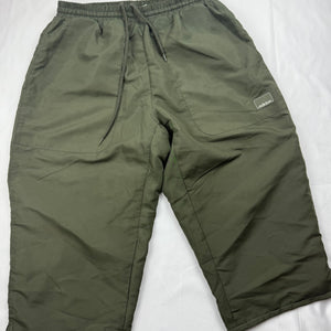 Khaki low rise capri joggers pants (S/M)