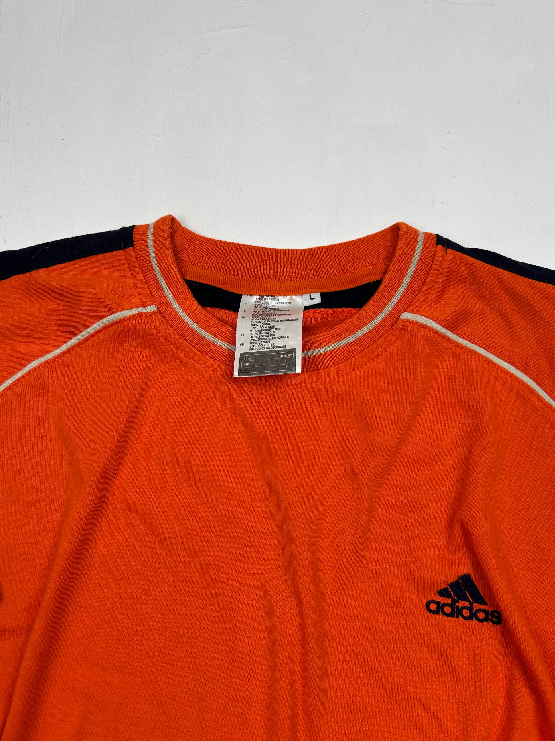 Orange logo tee (L)