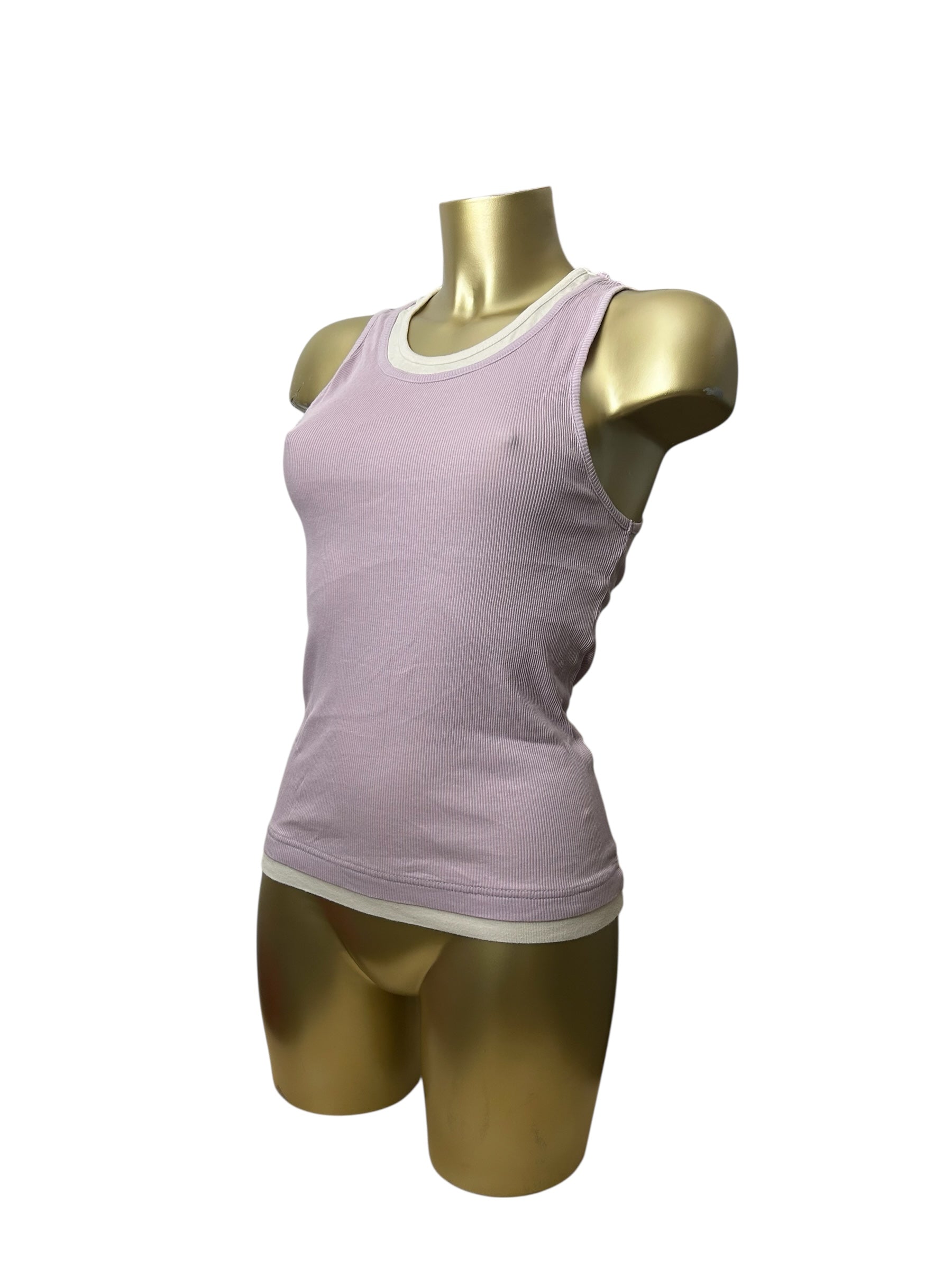 Lilac double 2 in 1 tank top (S/M)