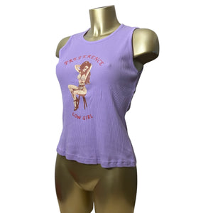 Ribbed logo tank top (M/L)