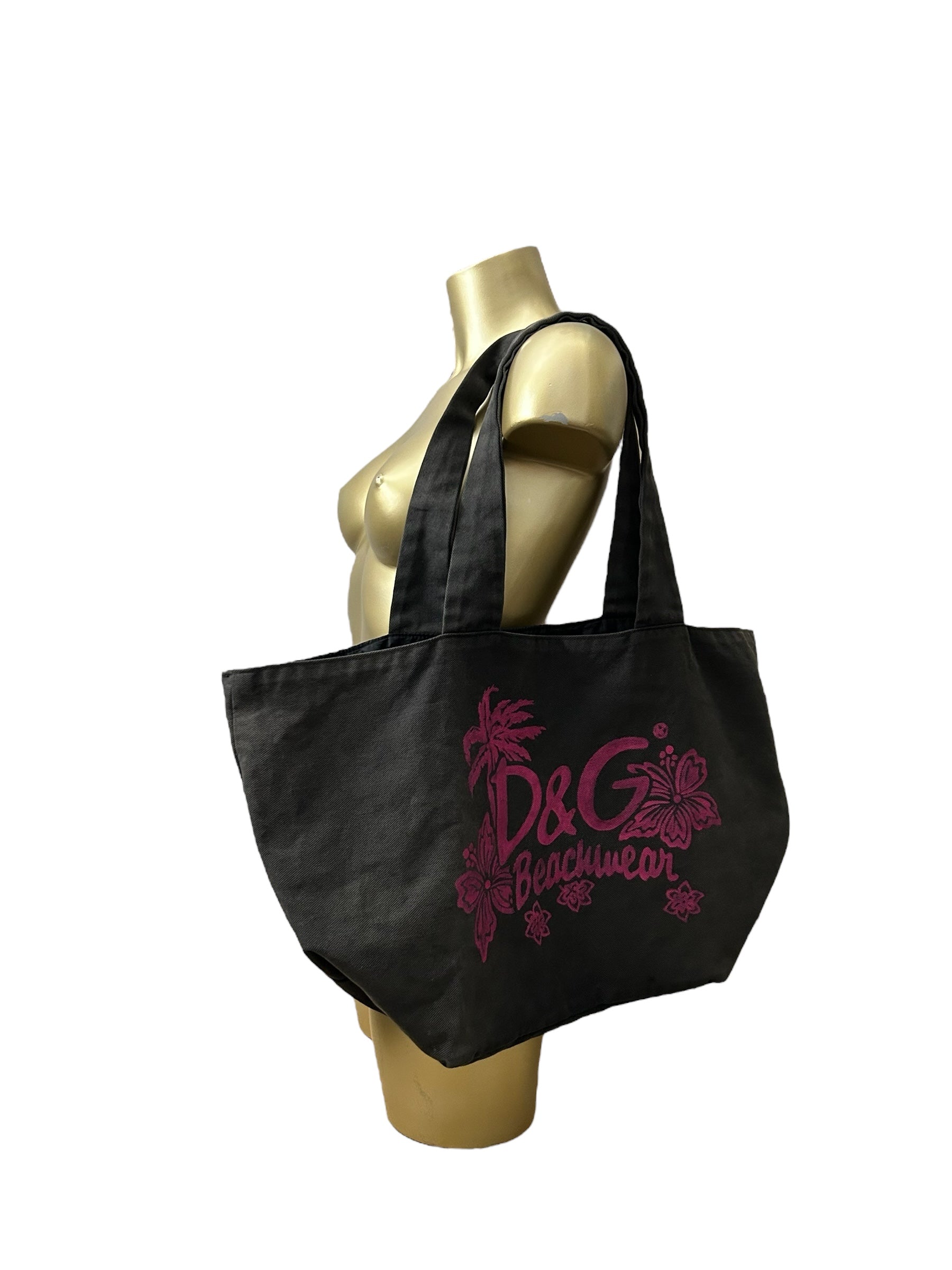 Grey logo maxi shoulder bag (52x29cm)