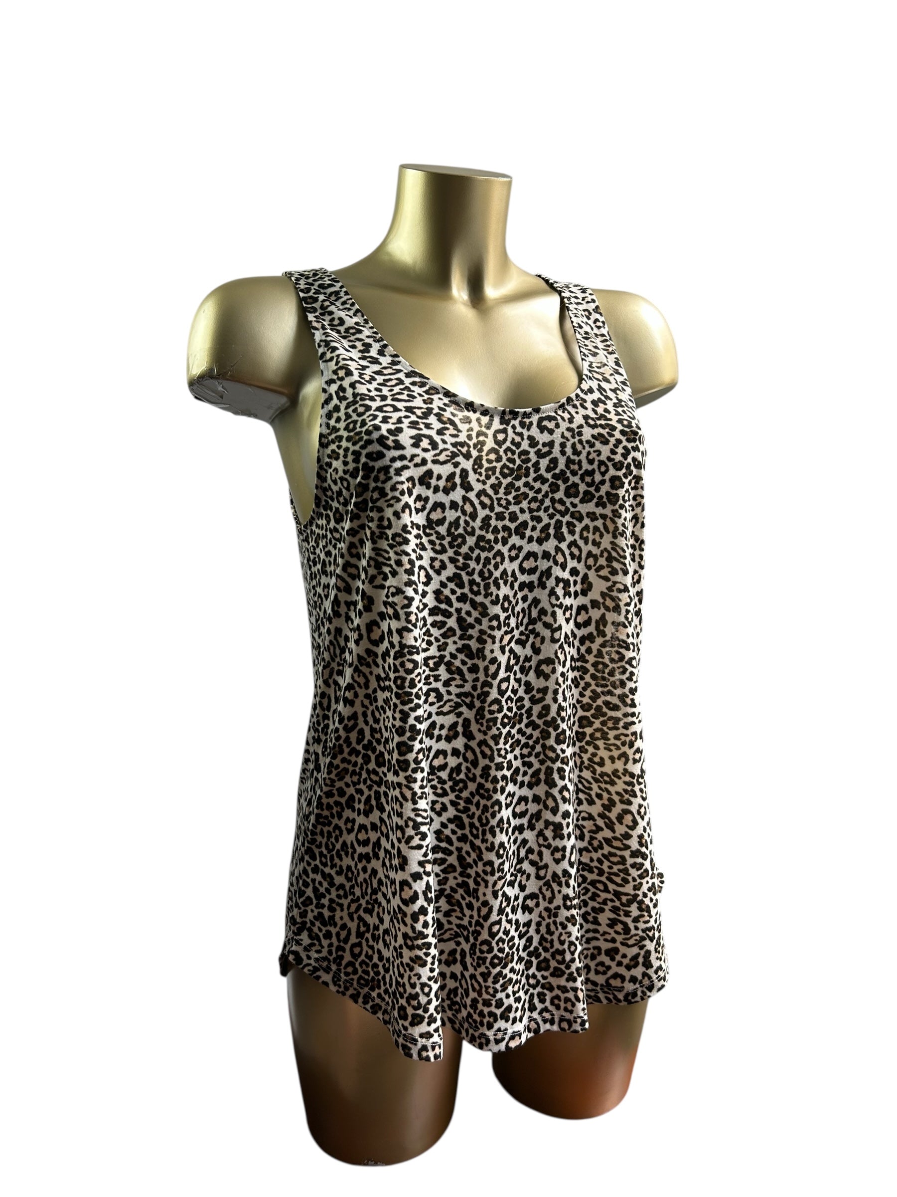 Panther print tank top (S/M)