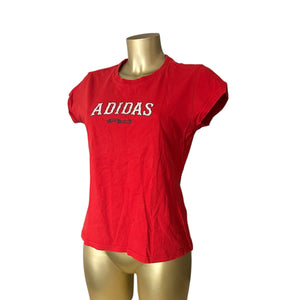 Red logo 100% cotton tee (L)