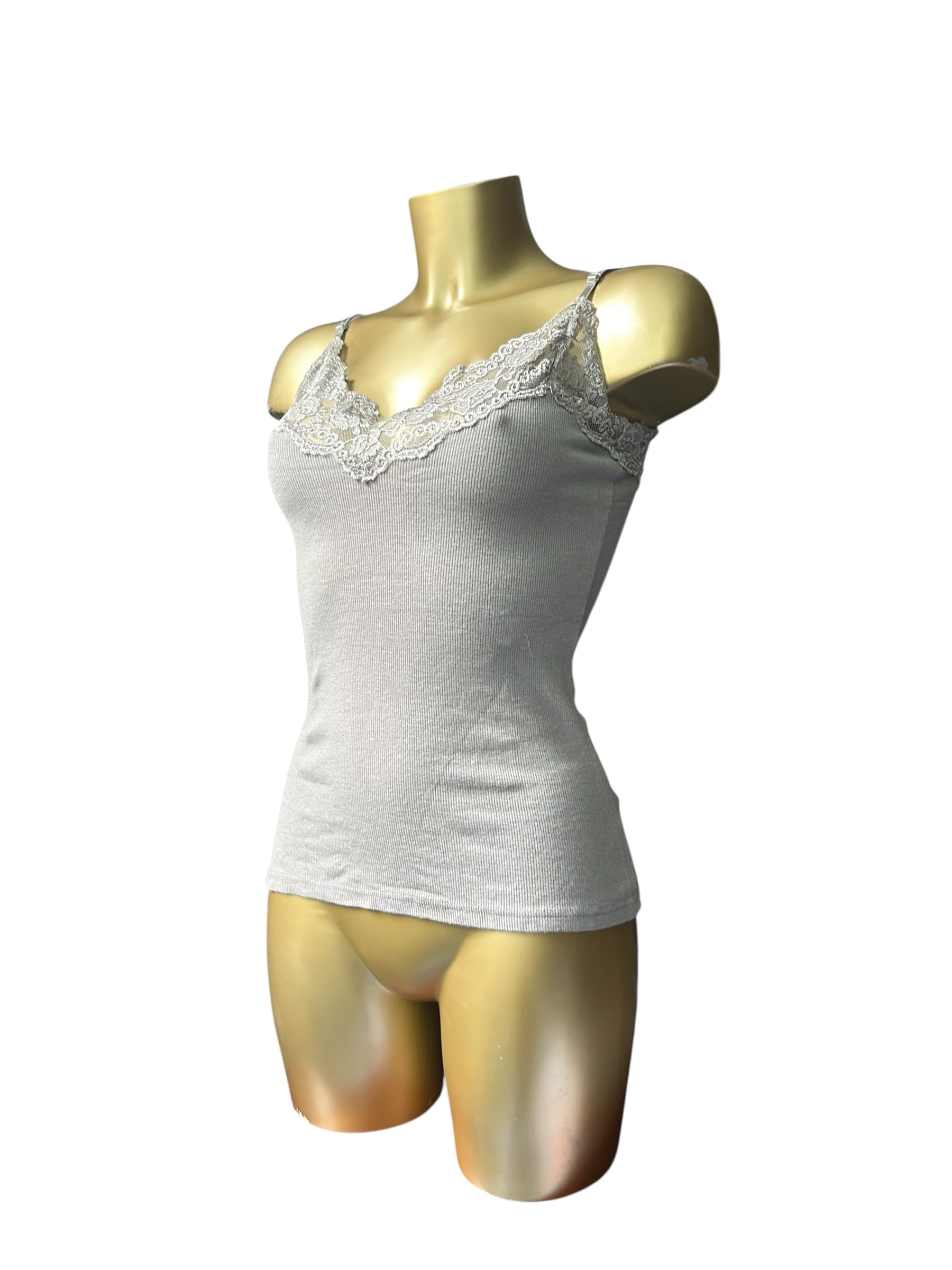 Lace cotton cami top (S/M)
