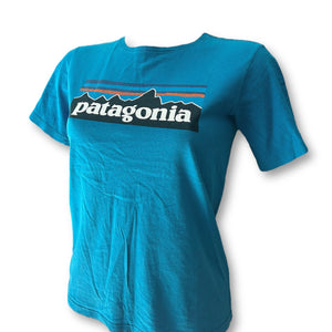 Blue logo 100% cotton tee (S/M)