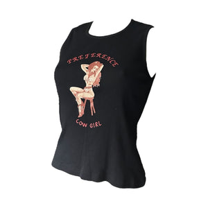 Ribbed logo tank top (M/L)