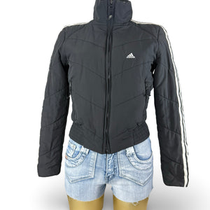 Black puffer jacket (M)