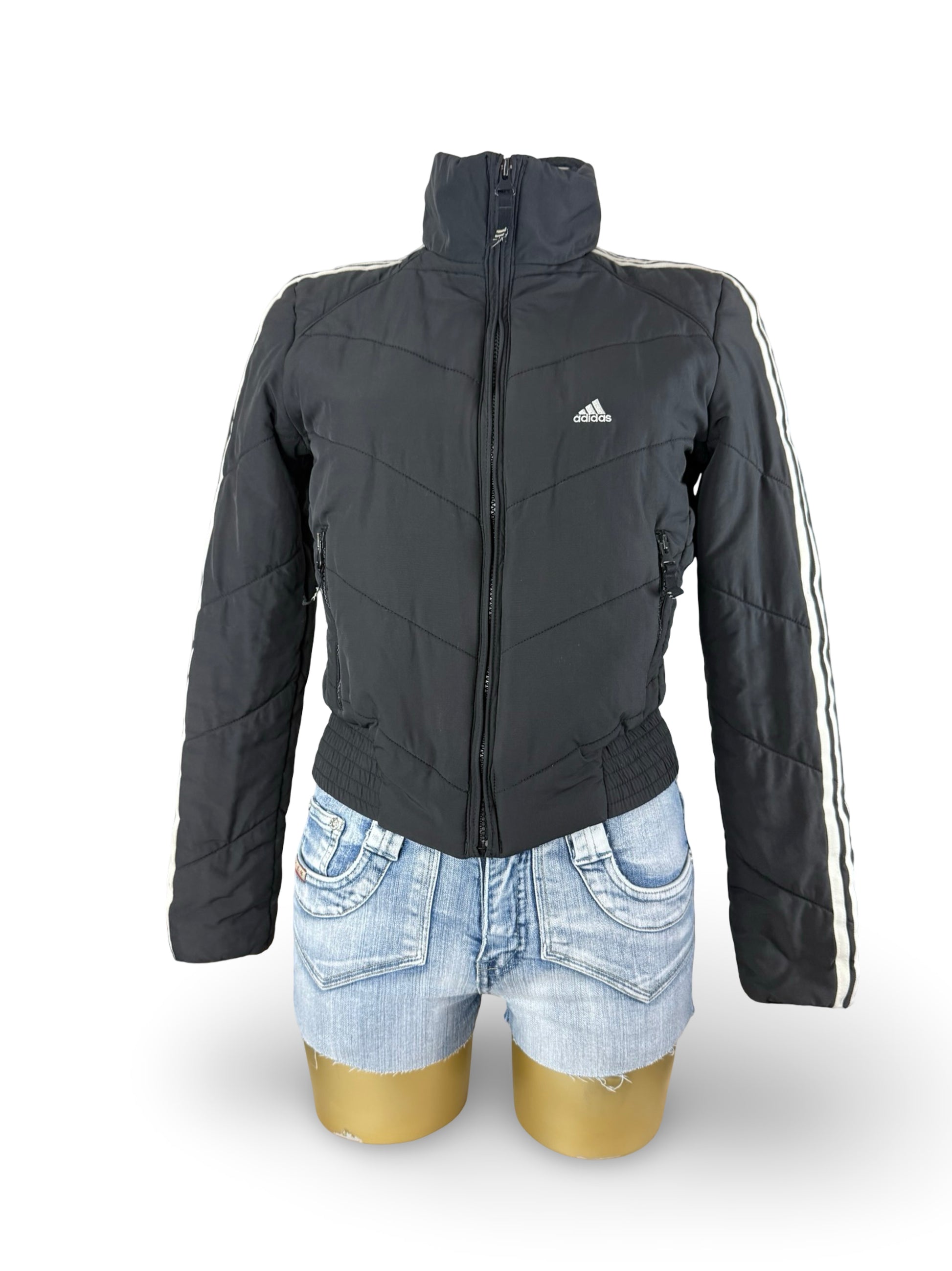 Black puffer jacket (M)