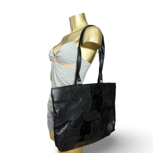 Black shoulder bag (45x31cm)