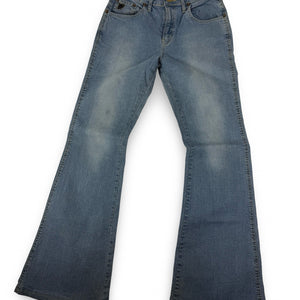 Blue denim  low waist flare / bootcut pants (S)