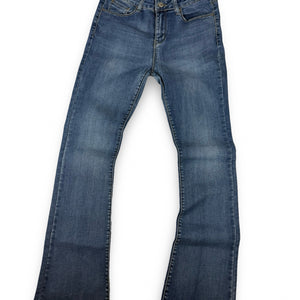 Blue denim  low waist flare / bootcut pants (S)
