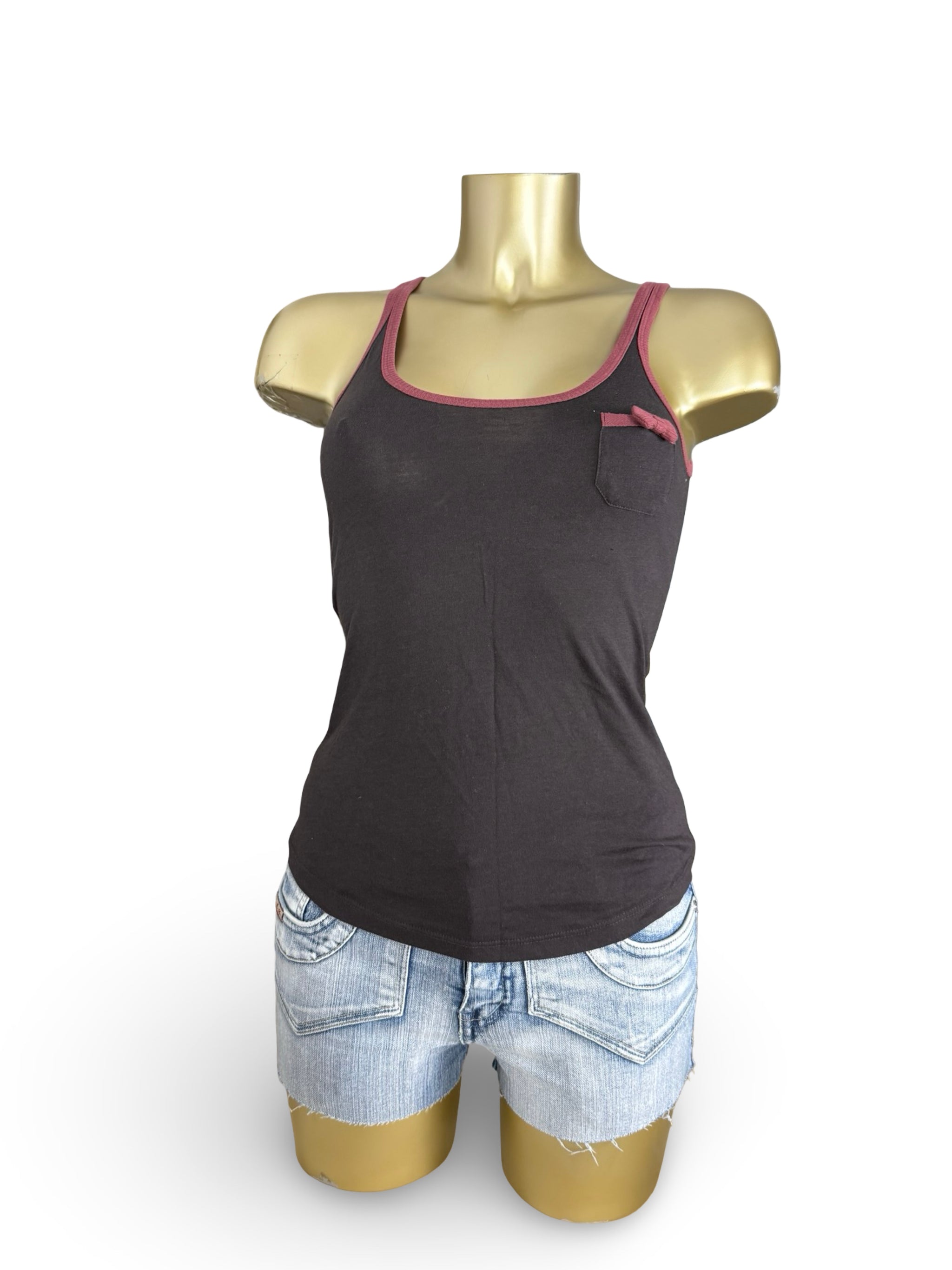 Brown 100% cotton brand new top (XS)