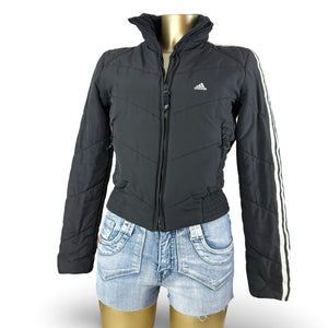 Black puffer jacket (M)