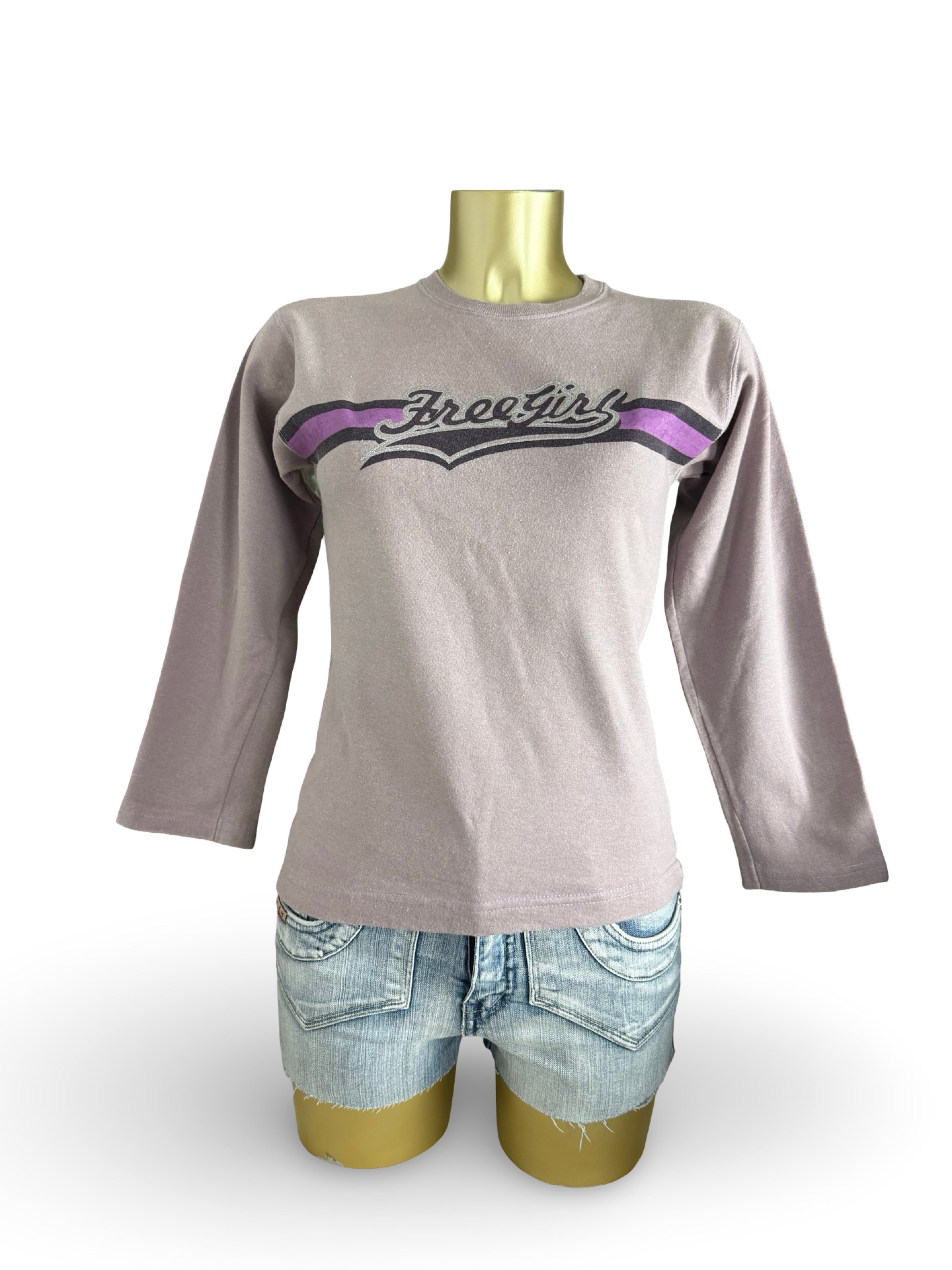 Lilac graphic sweatshirt (S)
