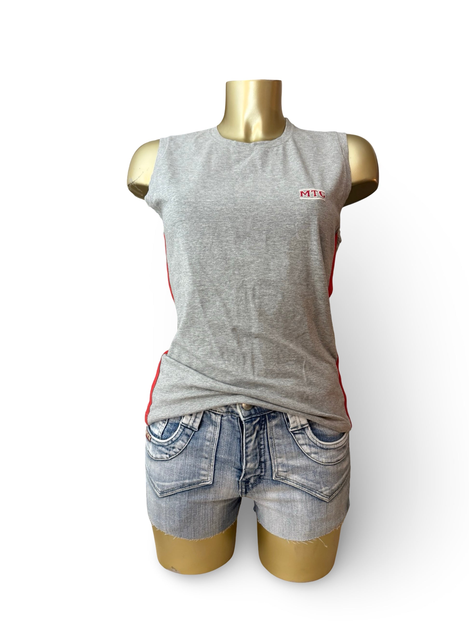 Grey cotton tank top (M/L)