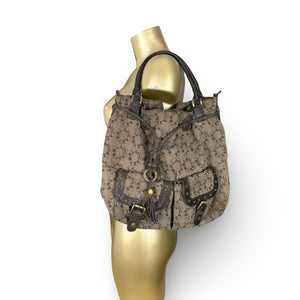 Brown maxi uni shoulder bag (28x38 cm)