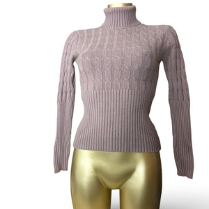 Cashmere & wool turtleneck jumper (S)