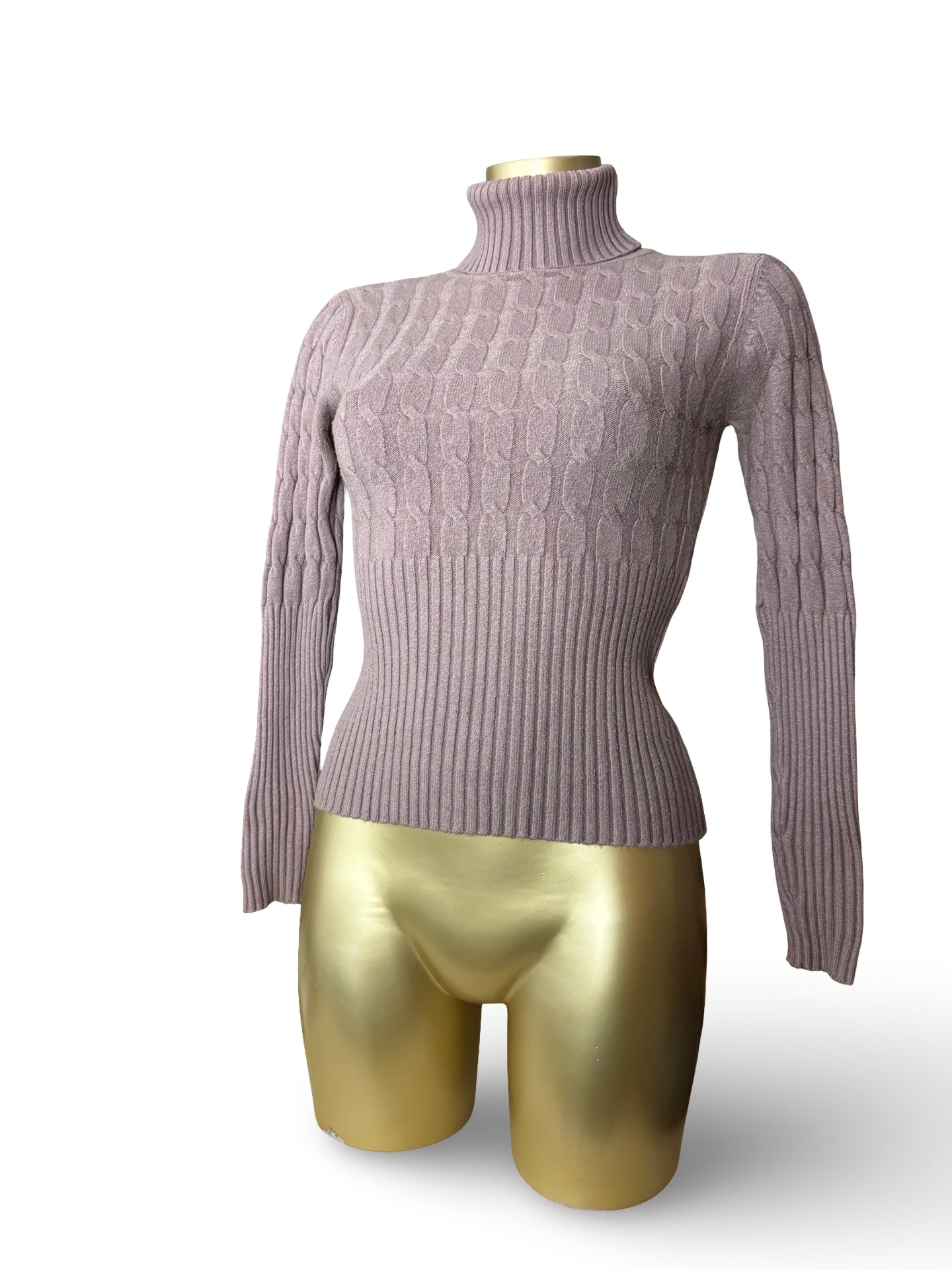 Cashmere & wool turtleneck jumper (S)
