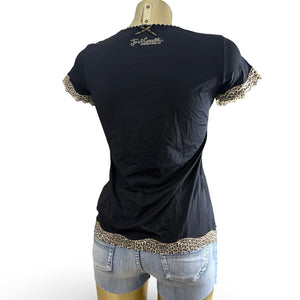 Black panther print underwear lycra tee (L)