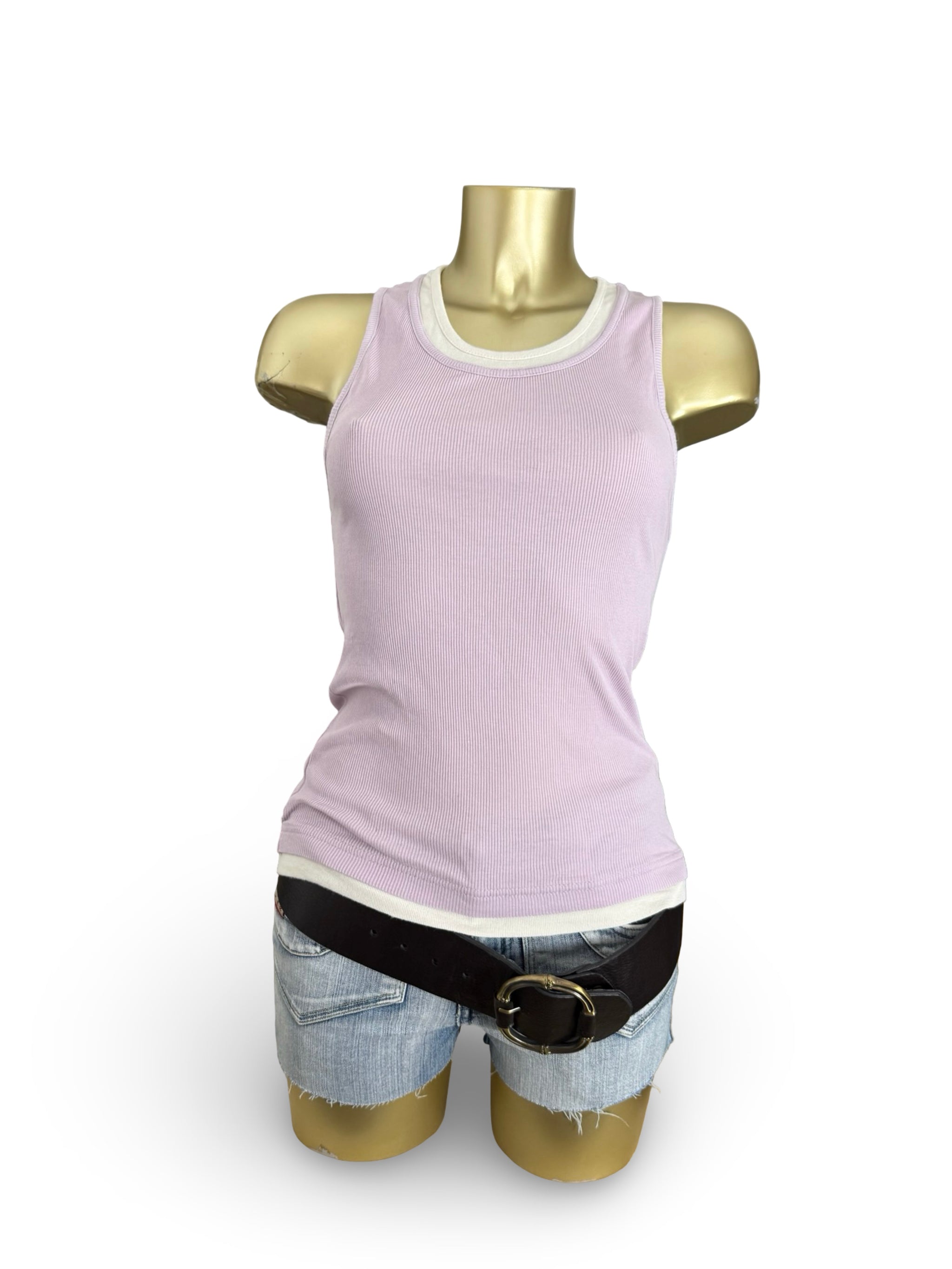 Lilac 2 in 1 tank top (S/M)