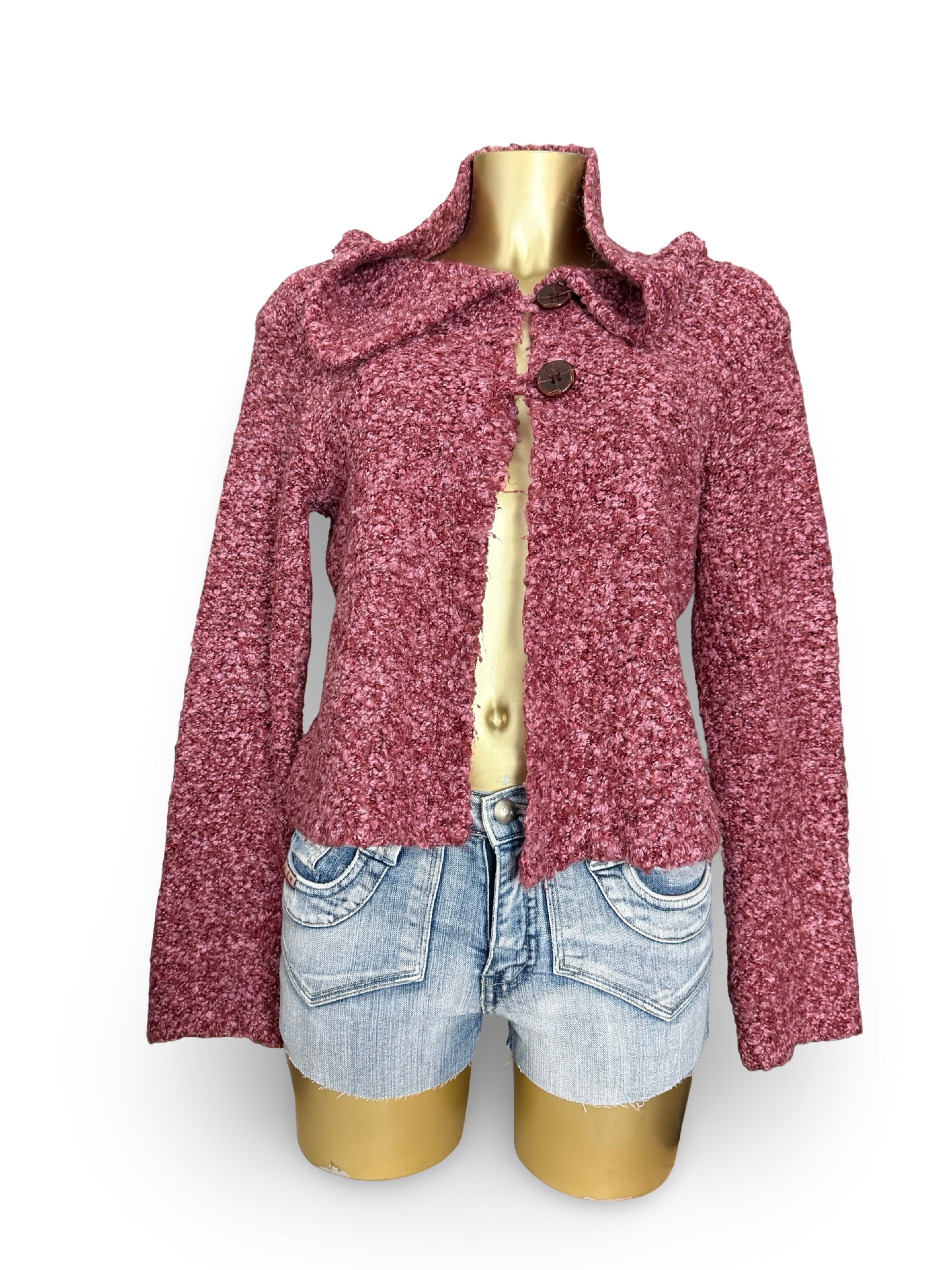 Pink cardigan jumper (M/L)