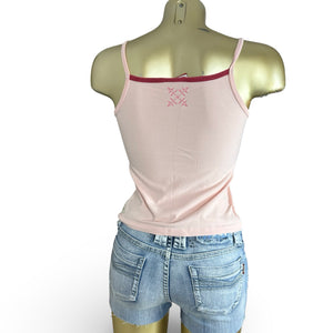 Baby pink cotton tight fit top (XS/S)