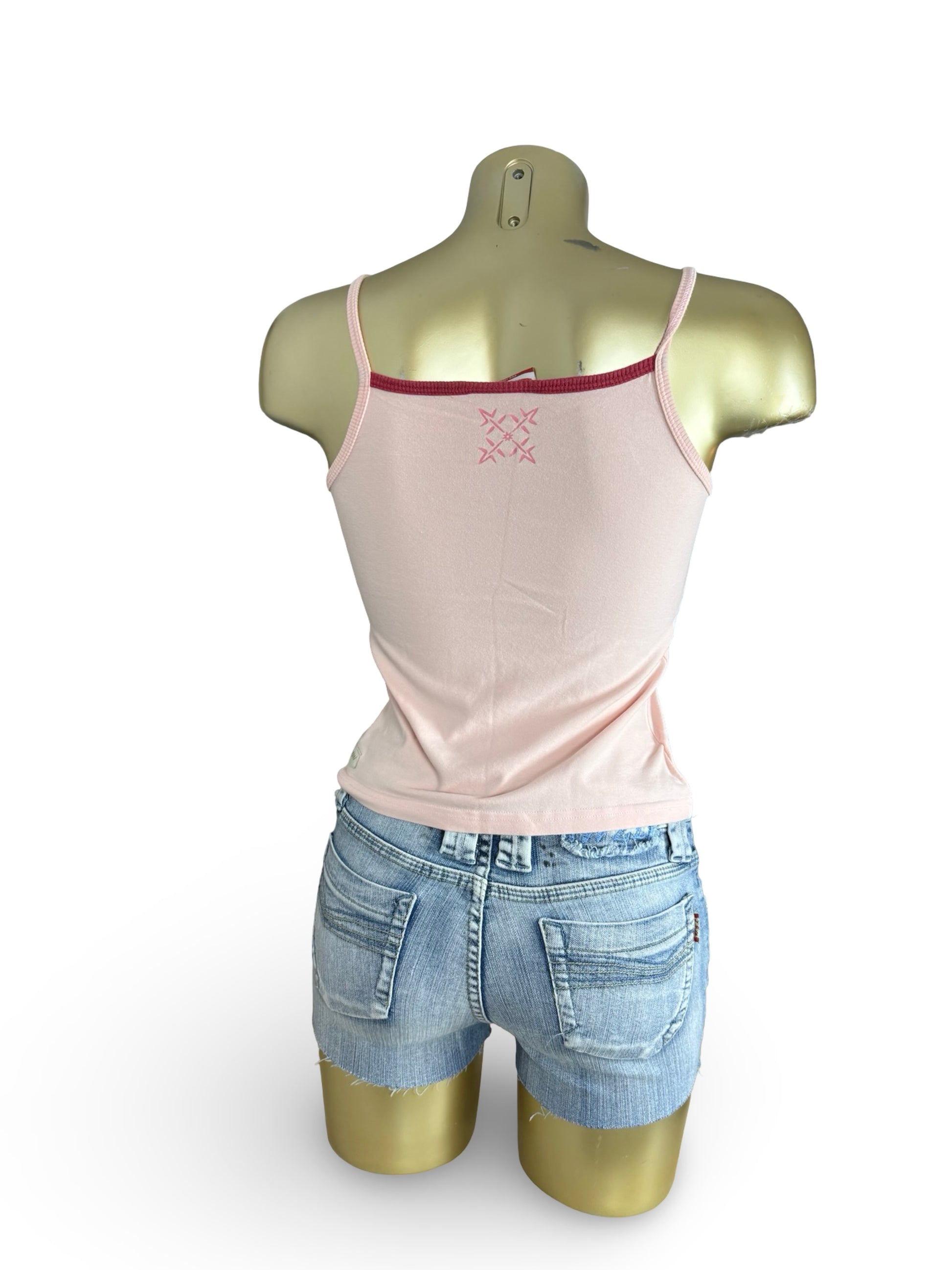 Baby pink cotton tight fit top (XS/S)