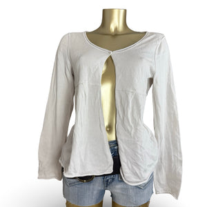 White cotton cardigan  jumper (M/L)