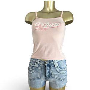 Baby pink cotton tight fit top (XS/S)