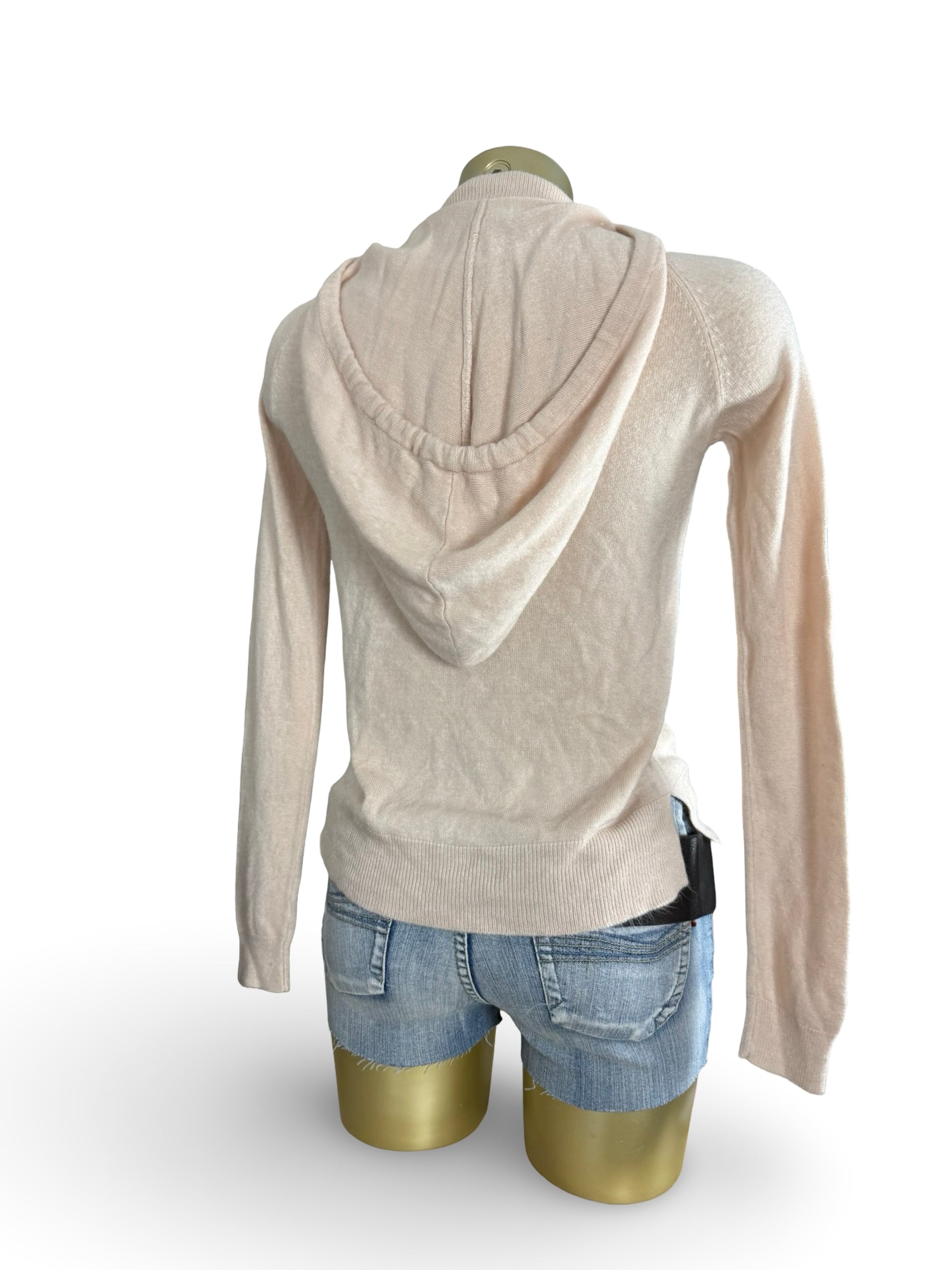 Beige super soft hooded jumper (S/M)